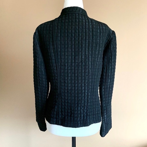 Mario Serrani black quilted blazer - Picture 6 of 9